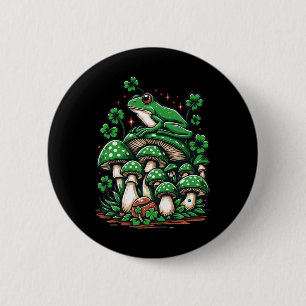 Cottagecore Frog Aesthetic Under Mushroom St Patri Knapp