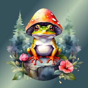 Cottagecore Frog Svamp T Shirt
