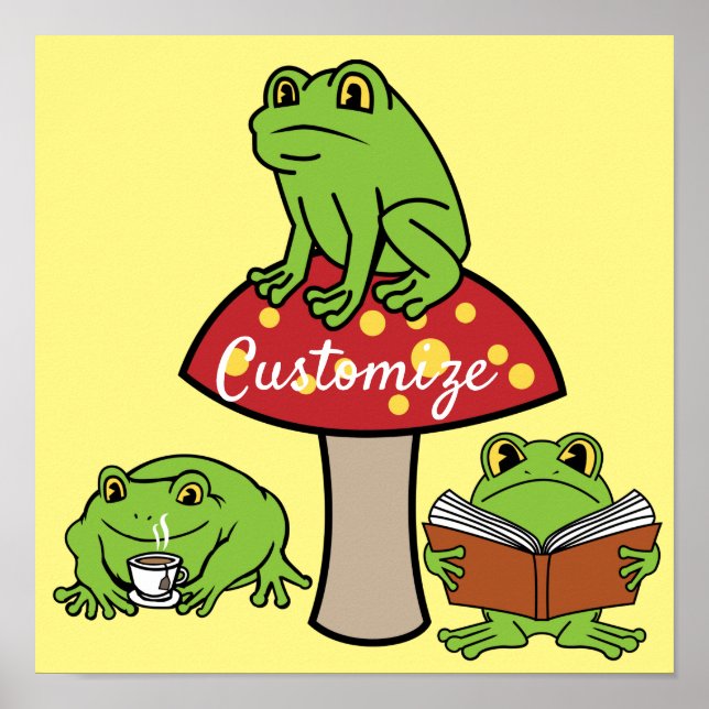 Cottagecore Frogs Thunder_Cove Poster (Framsidan)