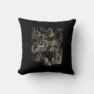 Cottagecore Goblincore Damm Snigel Simmande Groda Kudde