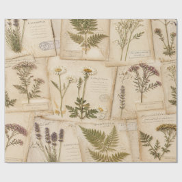 Cottagecore Herbarium Wrap Presentpapper