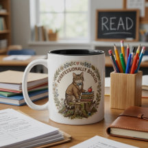 Cottagecore Kattlärare Kaffemugg