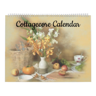 Cottagecore Land Nature Calming Dreamy Färg Kalender