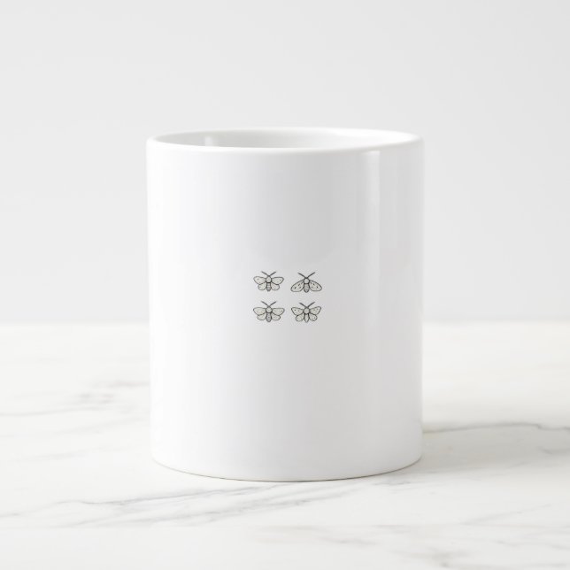 Cottagecore Moths Classic Jumbo Mugg (Framsidan)