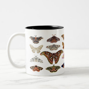 Cottagecore Moths Två-Tonad Mugg