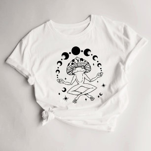 Cottagecore Mushroom Frog Fairycore T Shirt