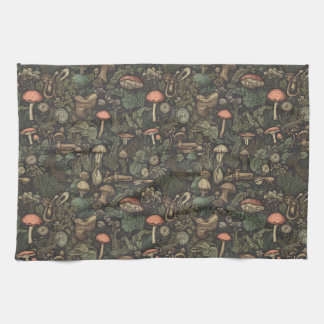 Cottagecore Mushroom Kitchen Towels Kökshandduk