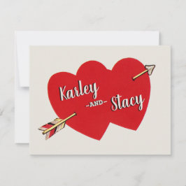 Cottagecore Namn Vintage Valentine Julkort
