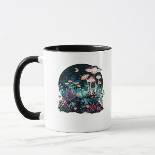 Cottagecore Och Estetisk Goblincore Svamp Mässa Mugg