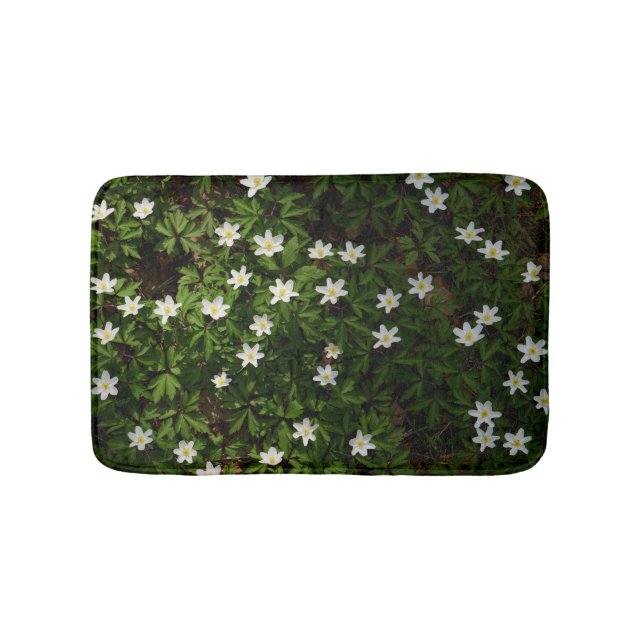 Cottagecore och vildblomma  badrumsmatta (Framsidan)