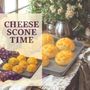 Cottagecore Ost Scone Kökshandduk – Farmhouse
