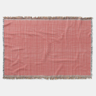 Cottagecore Ostadig Gingham Jul Röd Filt