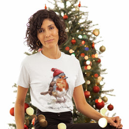 Cottagecore Robin Julmode T Shirt