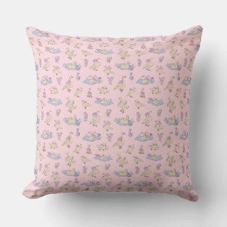 Cottagecore saga Ankor & Svanar Mjuk Rosa Kudde