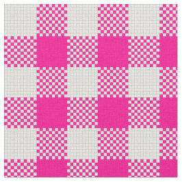 cottagecore shock rosa gingham plaid tyg