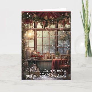 Cottagecore snowy-jul tack kort