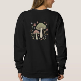 Cottagecore Svamp Botanisk Grafik T Shirt