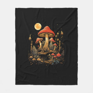 Cottagecore Svamp Cottagecore Estetik Goblinc Fleecefilt