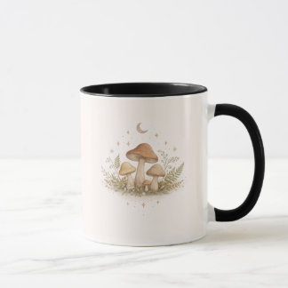 Cottagecore Svamp Mugg – Älva Estetisk Kaffe