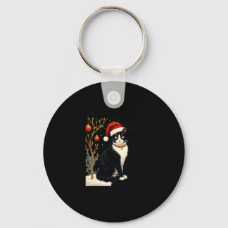 Cottagecore Tuxedo Katt Roligt Xmas Estetiskt Sant Nyckelring