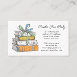 Cottagecore Woodland Baby Shower Books For Baby Tilläggskort