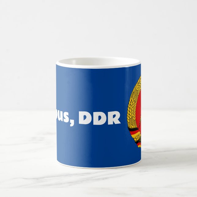Cottbus, Öster Tyskland (DDR, GDR) Ossi Kaffemugg (Center)