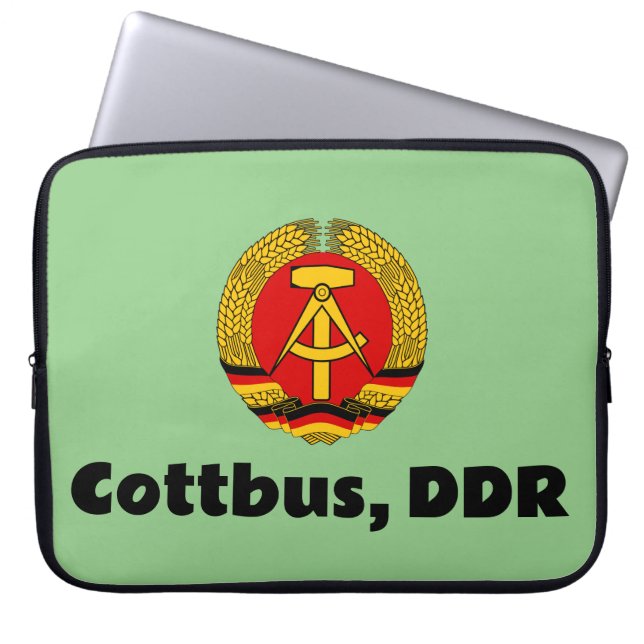Cottbus, Öster Tyskland (DDR, GDR) Ossi Laptop Fodral (Framsidan)