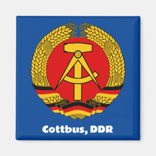 Cottbus, Öster Tyskland (DDR, GDR) Ossi Magnet