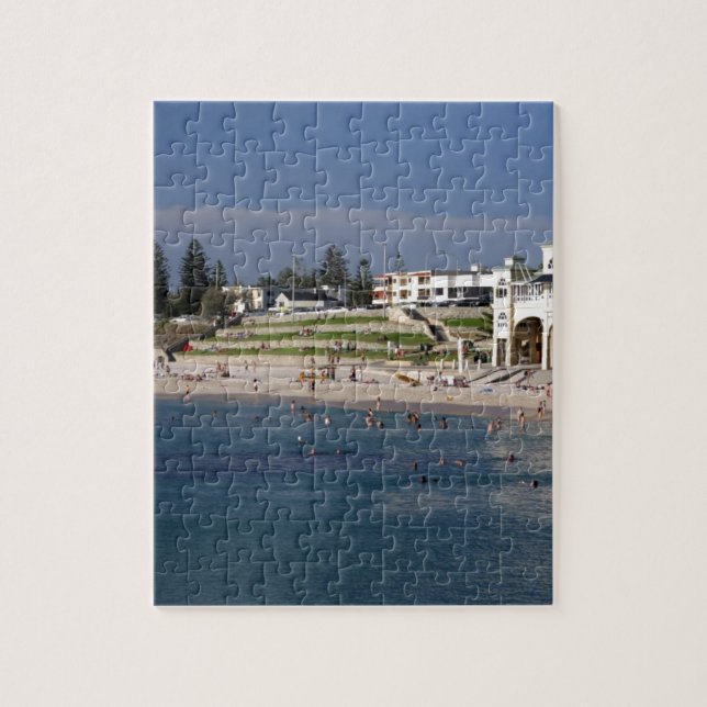 Cottesloe Beach i Perth, Westerna Australien Pussel (Vertikal)