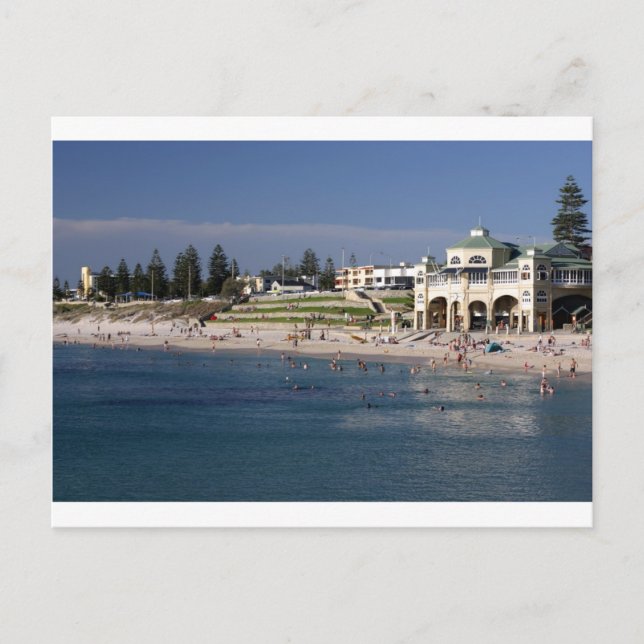 Cottesloe Beach i Perth, Westerna Australien Vykort (Framsida)