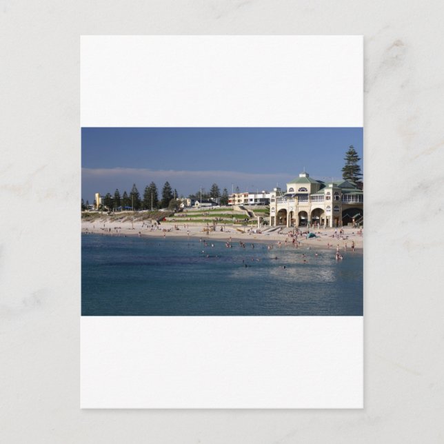 Cottesloe Beach i Perth, Westerna Australien Vykort (Framsida)