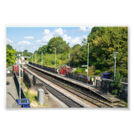 Cottingley järnvägsstation, Leeds Fototryck