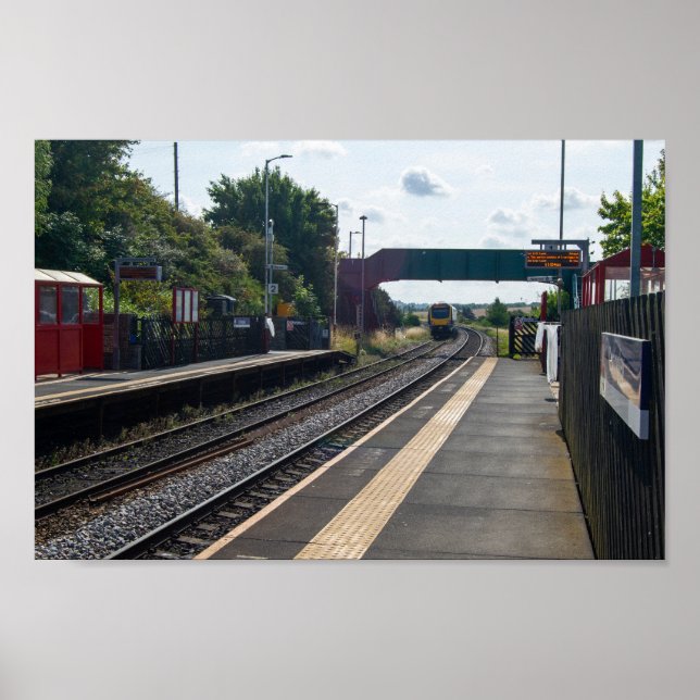 Cottingley järnvägsstation, Leeds Poster (Framsidan)