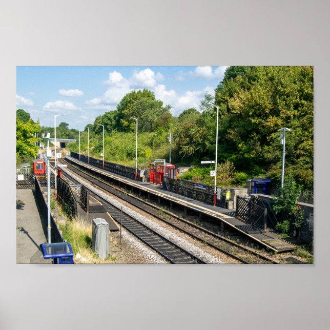Cottingley järnvägsstation, Leeds Poster (Framsidan)
