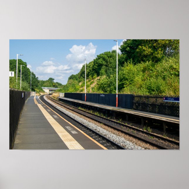 Cottingley järnvägsstation, Leeds Poster (Framsidan)