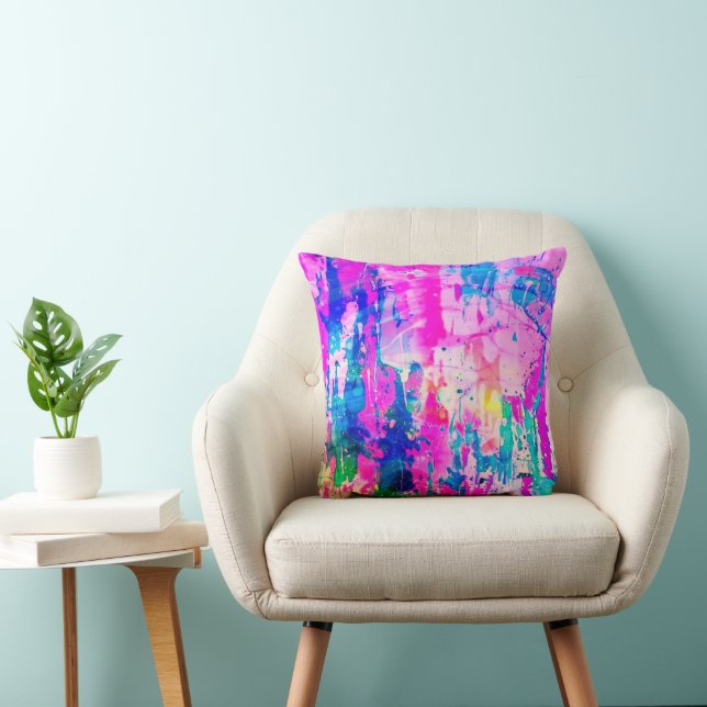 cotton candy abstract modern dream kudde (Stol)