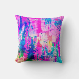 cotton candy abstract modern dream kudde