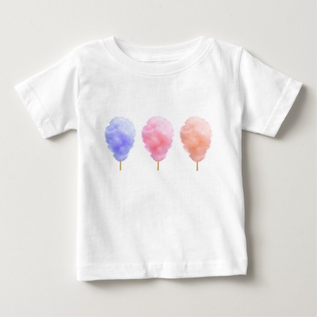 Cotton Candy baby T-Shirt (Framsida)