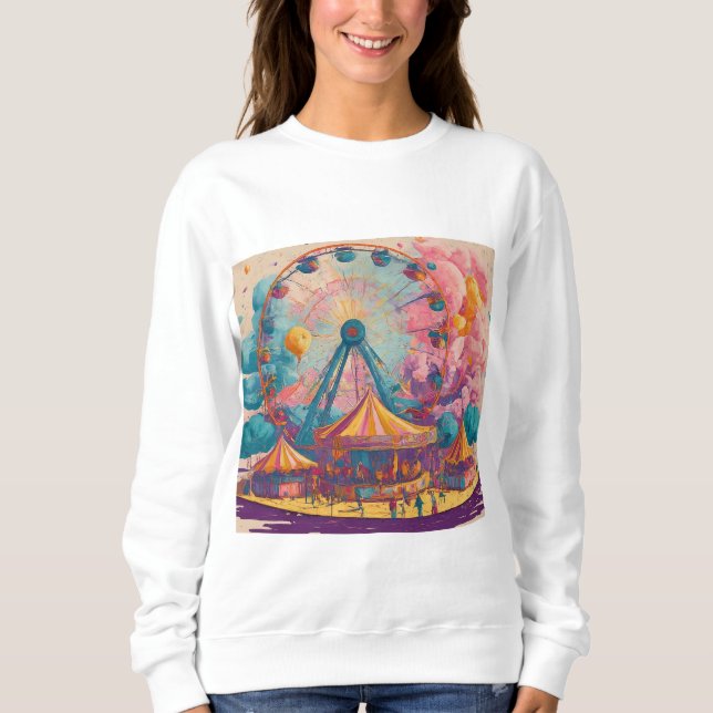 Cotton Candy Carnival T Shirt (Framsida)