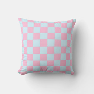 Cotton Candy Checkerboard Kudde