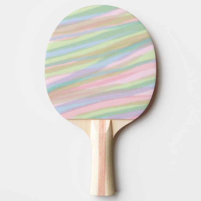 Cotton Candy färg Ping Pong Paddle Pingisracket (Framsidan)