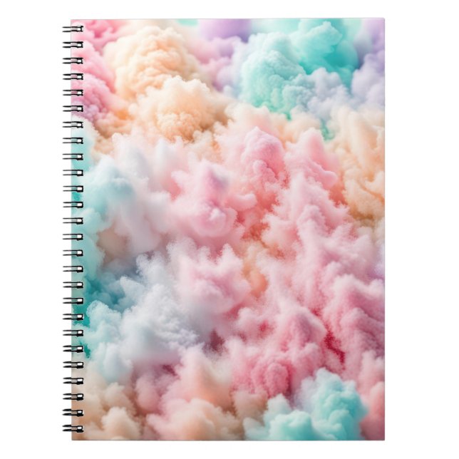 Cotton Candy Fluff Anteckningsbok (Framsidan)