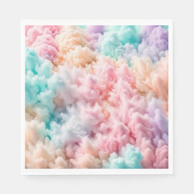 Cotton Candy Fluff Pappersservett (Framsidan)