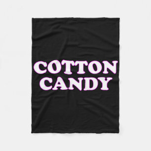 Cotton Candy Halloween Costume låtsas att jag är b Fleecefilt