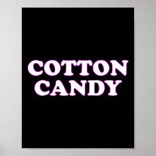 Cotton Candy Halloween Costume låtsas att jag är b Poster