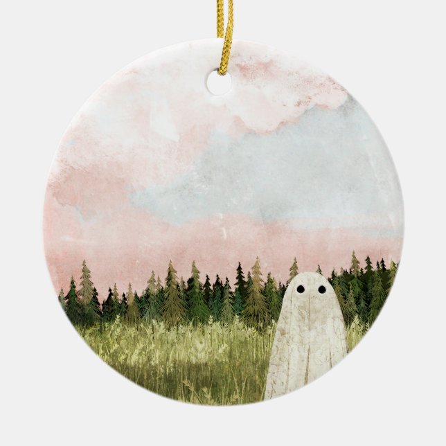 Cotton Candy Himlar Julgransprydnad Keramik (Framsidan)