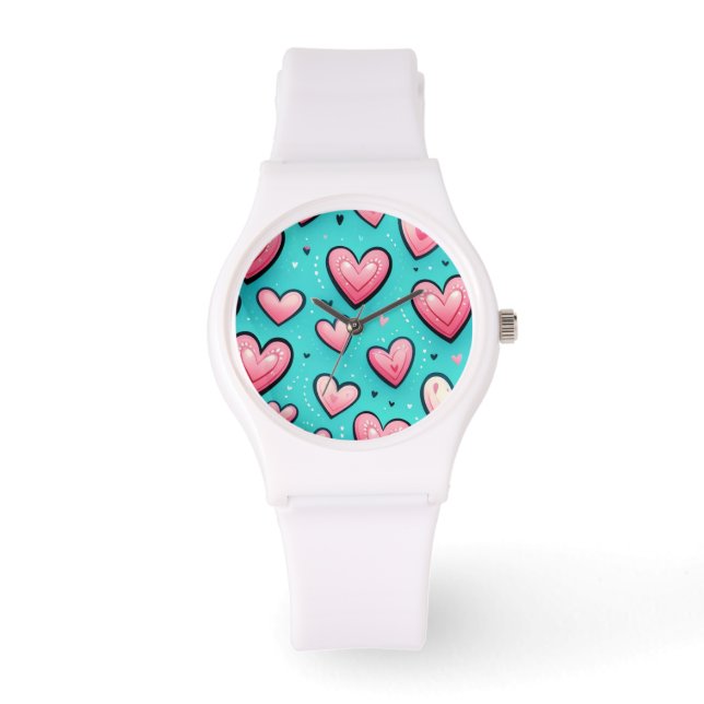 Cotton Candy Love Armbandsur (Framsida)