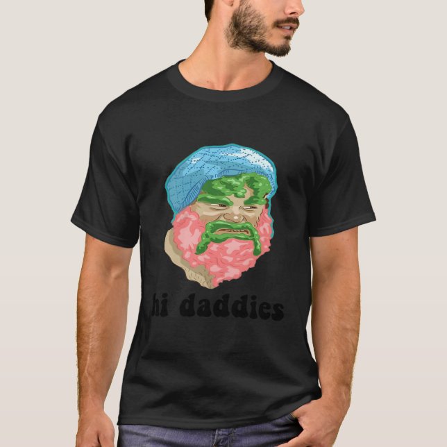Cotton Candy Randy Hi Daddies T Shirt (Framsida)