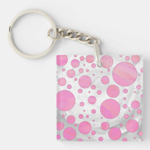 Cotton Candy Rosa Polka Dot