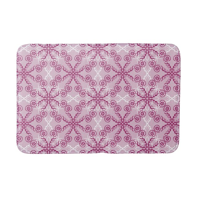 Cotton Candy Rosa Swirl Bath Mat Badrumsmatta (Framsidan)